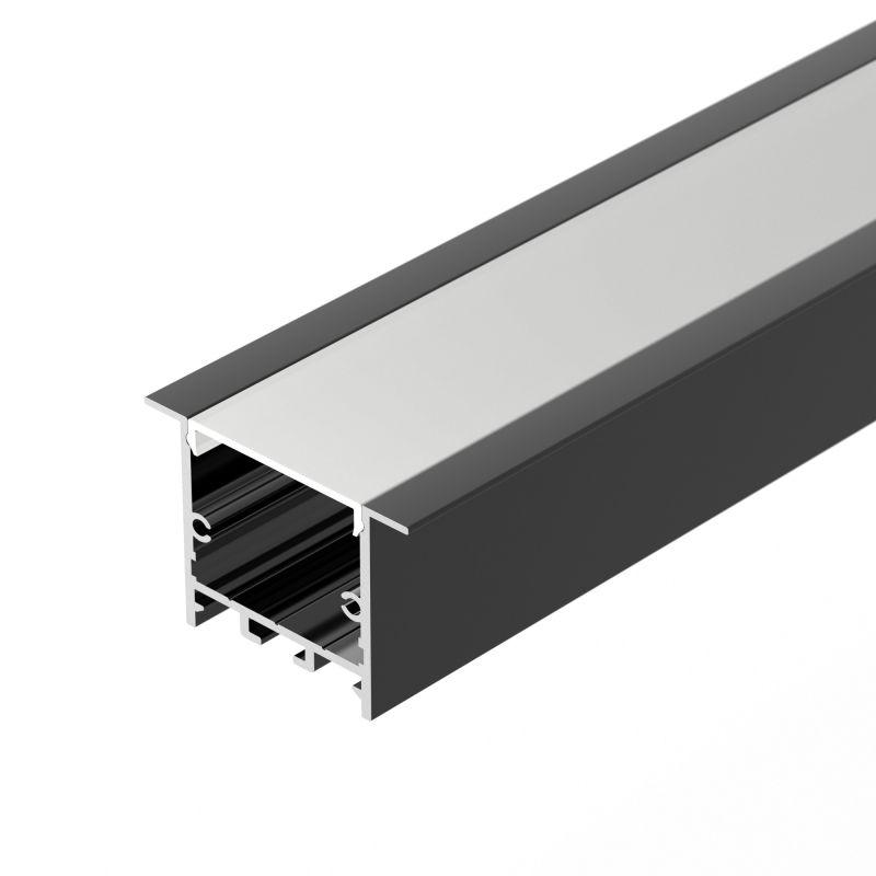 профиль sl-linia49s-f-2000 anod black l2000 алюм. arlight 039389 от BTSprom.by