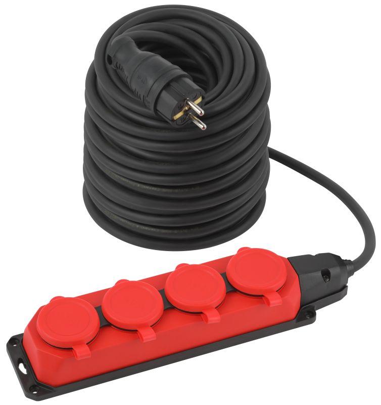 удлинитель 4х50м с заземл. ip44 uk-4e-3x1.5-50m-ip44(kg) каучук кг 3х1.5 эра б0057590 от BTSprom.by