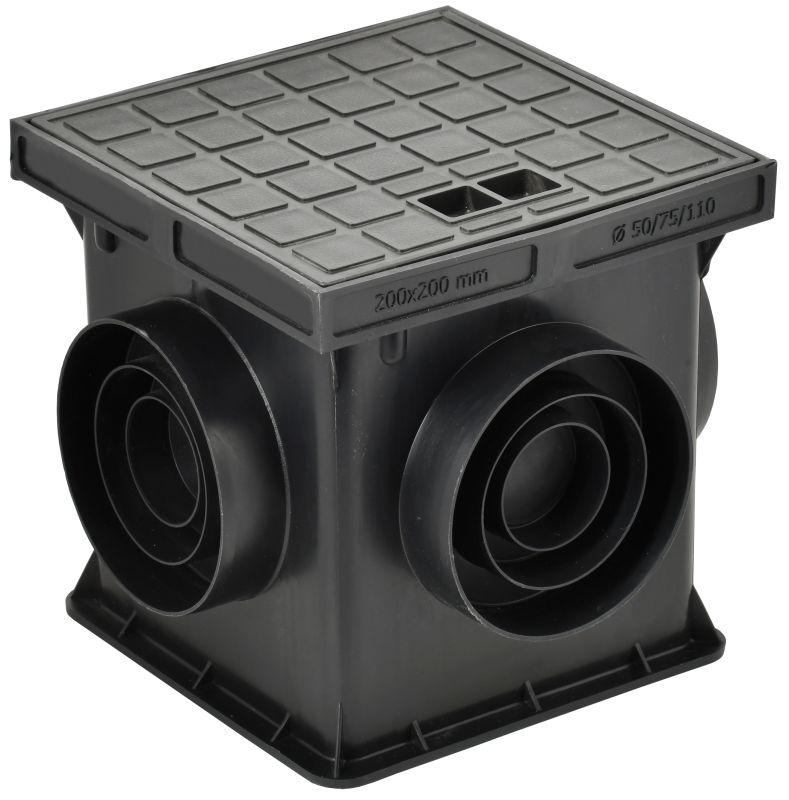 колодец контрольный с крышкой пластик iek zkk10-60-200 от BTSprom.by