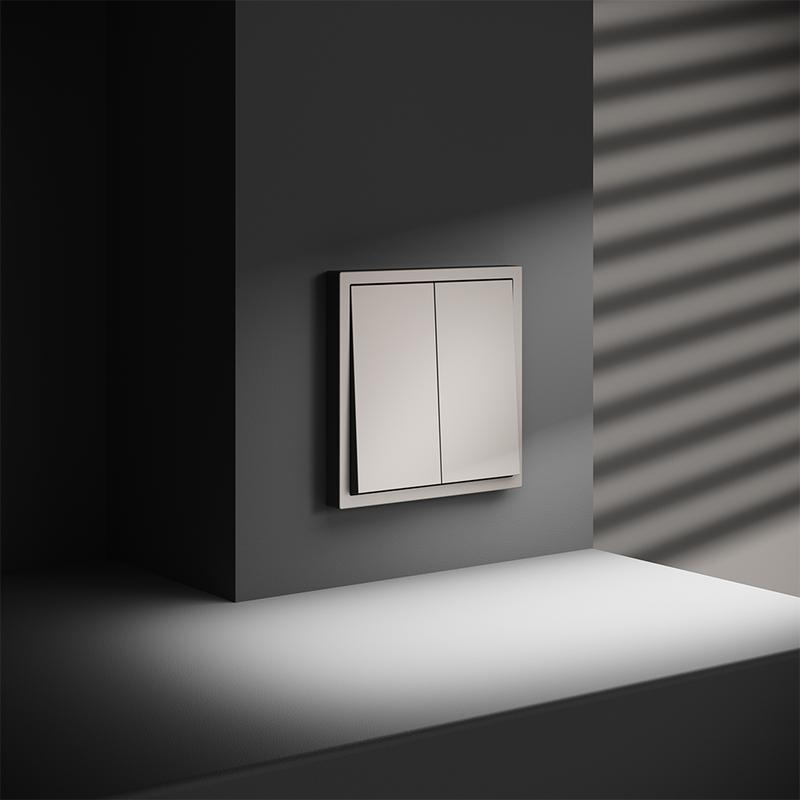  Переключатель проходной 2-кл. СП S70 10А механизм кашемир Voltum VLS020303 фото в каталоге от BTSprom.by