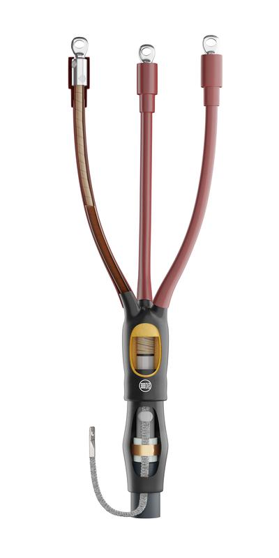 муфта кабельная концевая наружн. уст. 10кв ht1p-12/3x70-120l12 (3кнтп-10-70-120) бумажн. изоляция; с болтов. наконечн.; ппд нилед 16000707 от BTSprom.by