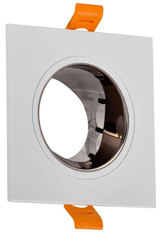 светильник 4107 встраиваемый поворотный gu10 бел./шокол. пласт. iek lt-uvb0-4107-gu10-1-k30 от BTSprom.by