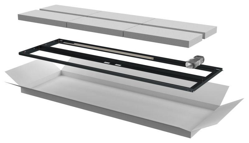 дверь двустворчатая для шкафа linea n 33u 600мм перфорир. черн. itk ln05-33u6x-d2p от BTSprom.by