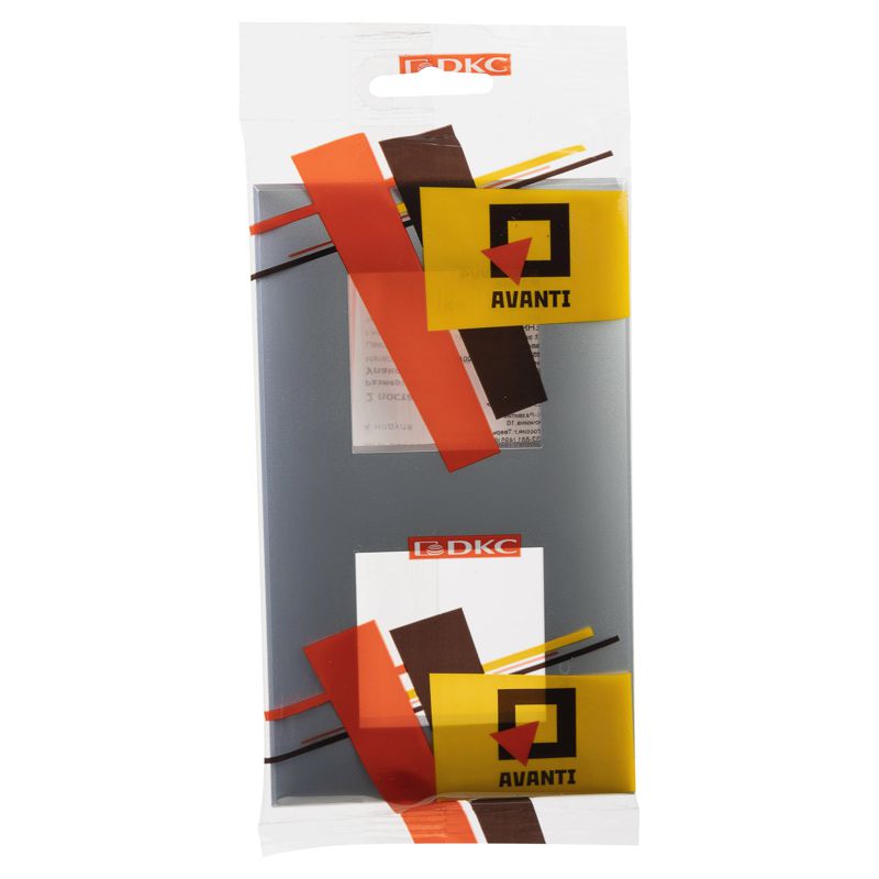  Рамка 2-м 4мод. Avanti "Закаленная сталь" DKC 4404904 фото в каталоге от BTSprom.by