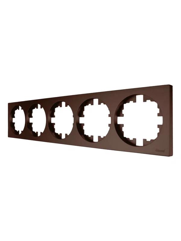  Рамка 5-м OSEN горизонт. квадрат шоколад LEZARD 743-7300-150 фото в каталоге от BTSprom.by