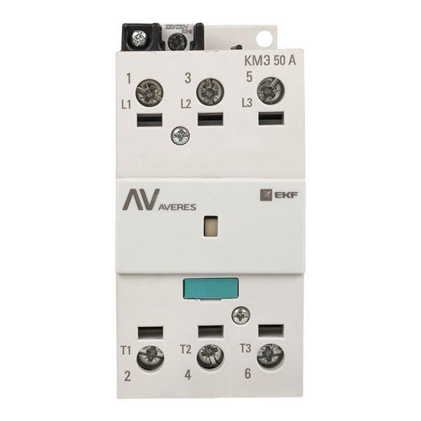  Контактор КМЭ 50А кат. 400В AC AVERES EKF ctr-s-50-00-400-av фото в каталоге от BTSprom.by