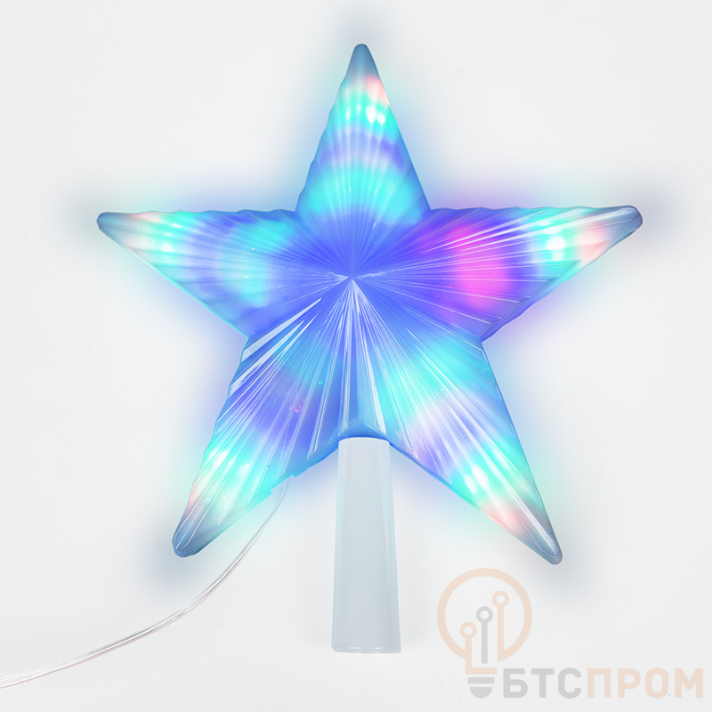  Фигура светодиодная "Звезда" на елку 22см 31LED RGB 2Вт IP20 Neon-Night 501-001 фото в каталоге от BTSprom.by