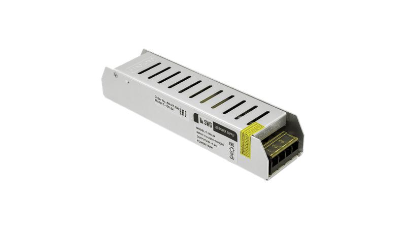 блок питания компактный (узкий) 100вт 24в swg standard 00-00000300 от BTSprom.by