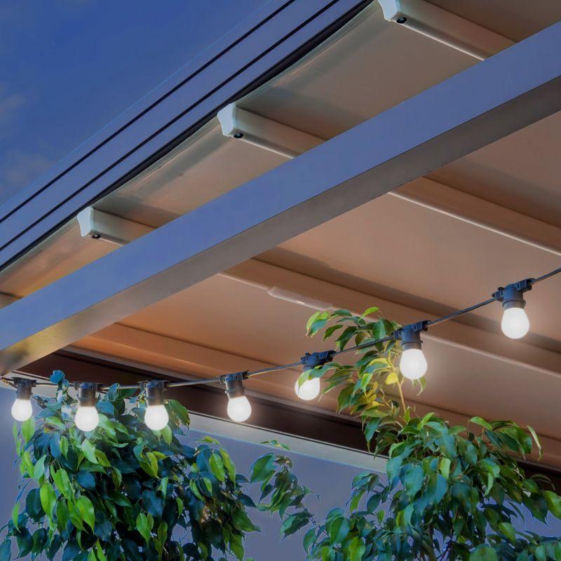  Гирлянда светодиодная Белт Лайт Holiday 10 ламп 7.7м бел. IP44 GAUSS HL062 фото в каталоге от BTSprom.by