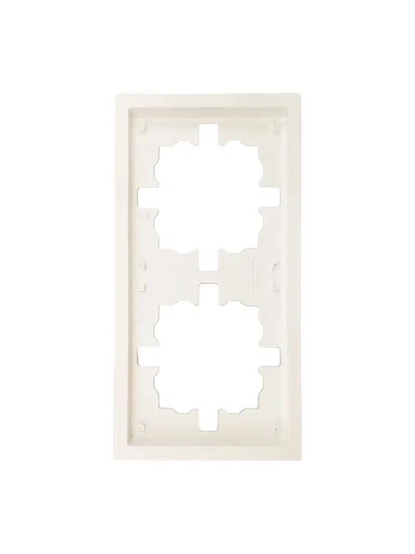 рамка 2-мест. горизонт. zima слон. кость lezard 704-9000-147 от BTSprom.by