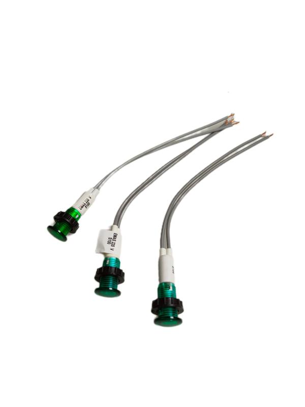  Арматура сигнальная 10мм с неоновой лампой 220В зел. EMAS S100NY фото в каталоге от BTSprom.by