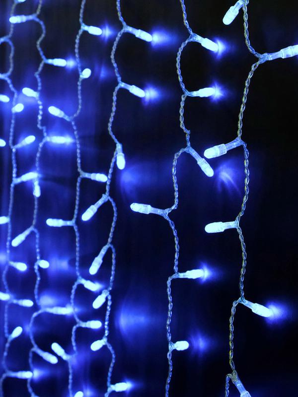 гирлянда "занавес" 500 led 250х150см уличная соед. до 6 мод. син. shlights 4690601041319 от BTSprom.by