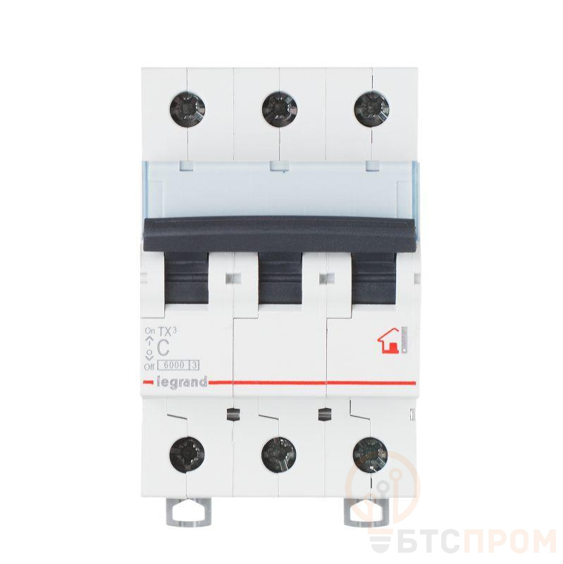 Выключатель автоматический модульный 3п B 20А 6кА TX3 6000 3мод. 400В Leg 404001 фото в каталоге от BTSprom.by  Выключатель автоматический модульный 3п B 20А 6кА TX3 6000 3мод. 400В Leg 404001 фото в каталоге от BTSprom.by