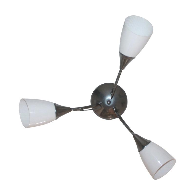  Светильник "Веста" 131 (плафон П0477) НПБ 01-3х60-175 Е27 ИУ хром Элетех 1005404463 фото в каталоге от BTSprom.by