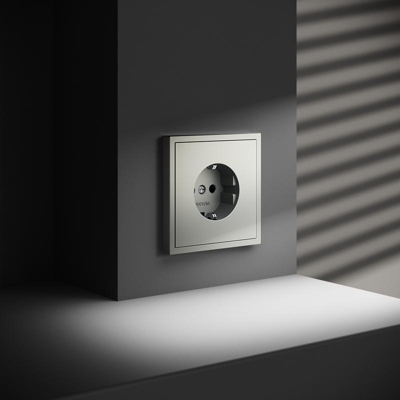  Розетка 1-м СП S70 16А с заземл. механизм сталь Voltum VLS040105 фото в каталоге от BTSprom.by