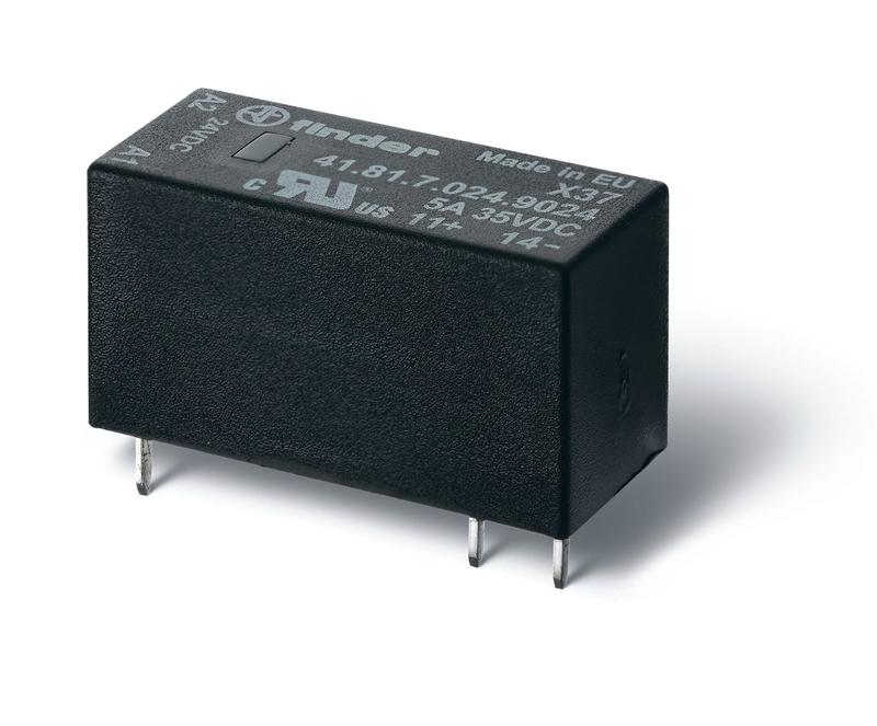 реле миниатюрное низкопрофильн. твердотельн. монтаж на печатную плату выводы с шагом 5мм выход 3а (240в ac) / вход 12в dc влагозащ. rtiii finder 418170128240 от BTSprom.by