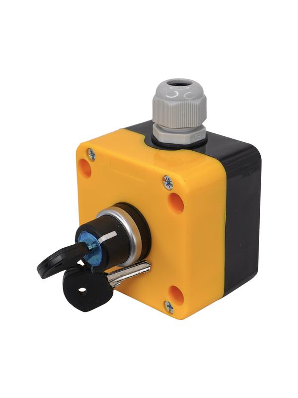 пост управления пку-22-1441-65у1 1 переключатель на два положения с фиксацией с ключом но ip65 электротехник et014866 от BTSprom.by