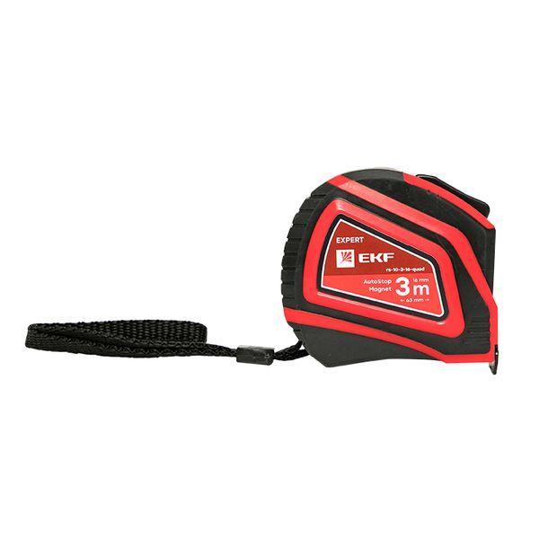  Рулетка измерительная РС-10 3мх16мм Autostop магнит Expert EKF rs-10-3-16-quad фото в каталоге от BTSprom.by