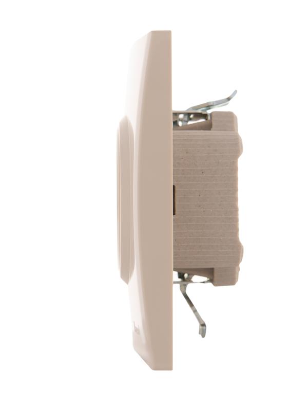  Розетка 2-м СП Karina 16А IP20 без заземл. керамика крем. LEZARD 707-0300-128 фото в каталоге от BTSprom.by