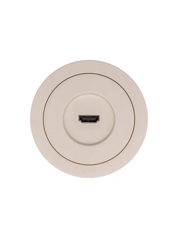  Розетка HDMI 1-м СП OSEN механизм сл. кость LEZARD 743-9088-203 фото в каталоге от BTSprom.by