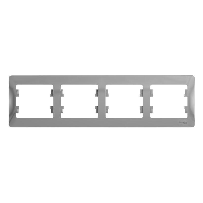 рамка 4-м glossa горизонт. алюм. se gsl000304 от BTSprom.by