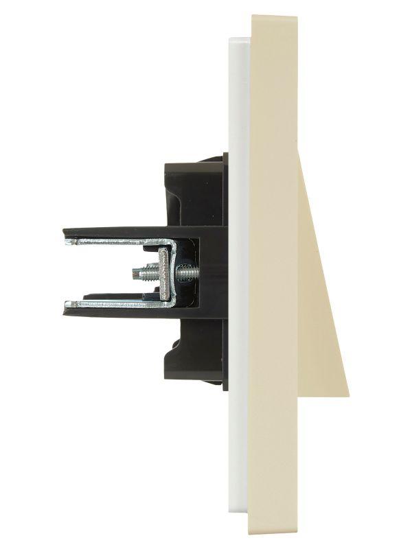  Вывод кабеля FORTE&PIANO FP442 ваниль IEK FP-VK10-0-K10 фото в каталоге от BTSprom.by