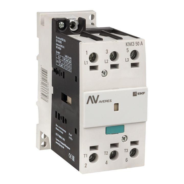 контактор кмэ 50а кат. 230в ac averes ekf ctr-s-50-00-230-av от BTSprom.by