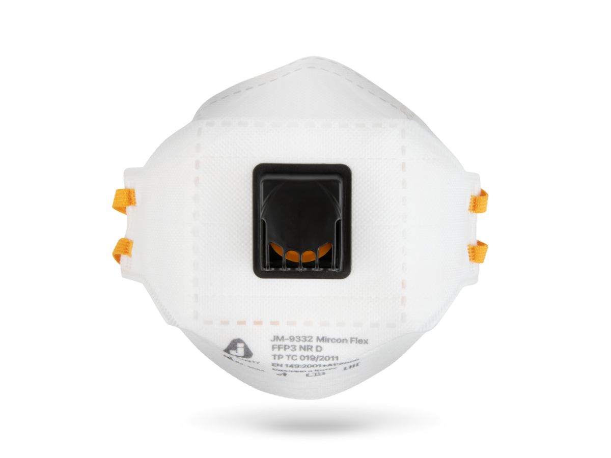 респиратор jeta safety jm-9332 складн. с клап. ffp3 (до 50 пдк) (индивид. уп.) (трехпанельный) jm-9332 от BTSprom.by
