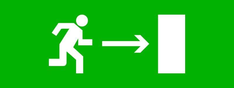 пиктограмма "направление направо" 320х120мм (для exit safeway-40) ekf pkal-01-04 от BTSprom.by