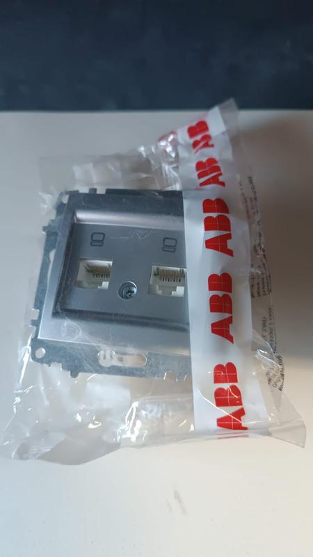 розетка компьютерная 2-м cosmo rj45 кат.6 механизм алюм. abb 619-011000-248 от BTSprom.by розетка компьютерная 2-м cosmo rj45 кат.6 механизм алюм. abb 619-011000-248 от BTSprom.by