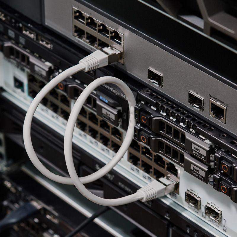  Патч-корд F/UTP кат.5e RJ45-RJ45 LSZH экранир. 0.5м сер. Rexant 18-8001-1 фото в каталоге от BTSprom.by