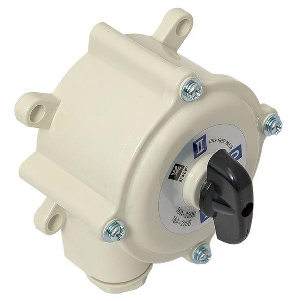  Переключатель пакетный 1-кл. 16А IP56 ПП 3-16/Н2 М2 пл. беж. EKF pp-3-16-4 фото в каталоге от BTSprom.by