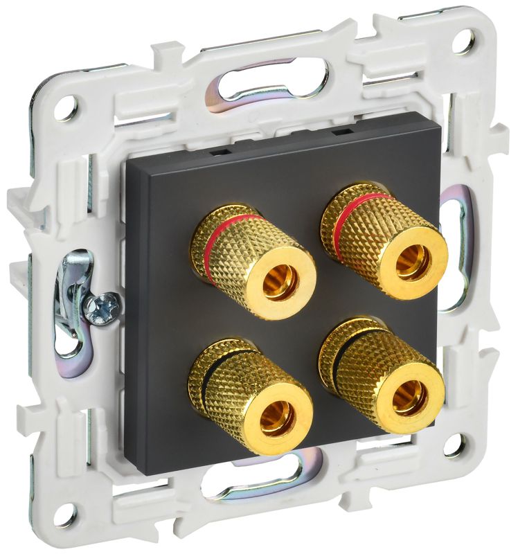 аудиорозетка 4-м skandy sk-a01t титан iek sk-s40-k48 от BTSprom.by