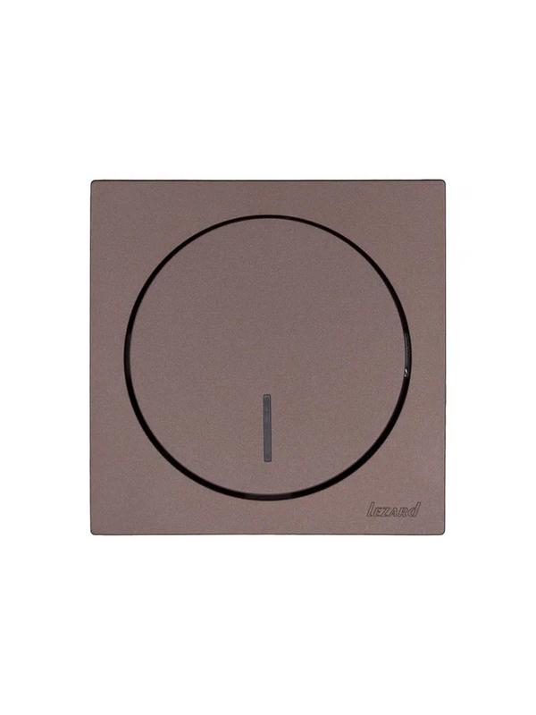  Выключатель 1-кл. СП OSEN 10А IP20 с подсветкой механизм шоколад LEZARD 743-7388-111 фото в каталоге от BTSprom.by