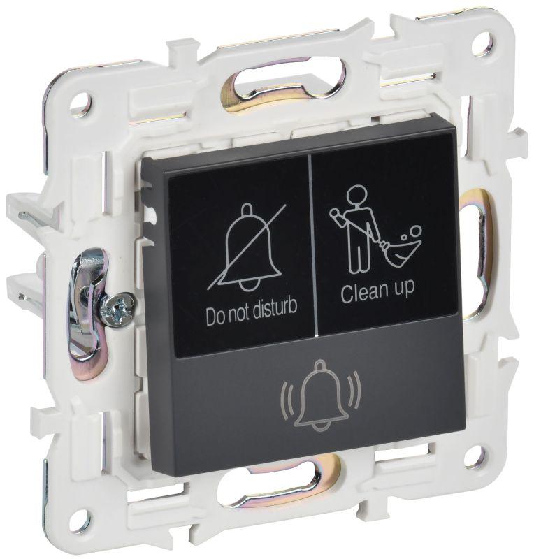 кнопка звонка skandy 10а sk-v17t для отелей с индикацией титан iek sk-v14-2-10-k48 от BTSprom.by