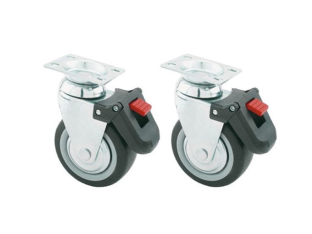 колеса поворотные к тележкам 2 шт. toptul (teah050201) teah050201 от BTSprom.by