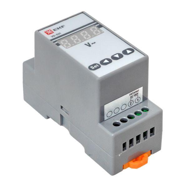  Вольтметр цифровой VD-G31 на DIN-рейку однофазный EKF vd-g31 фото в каталоге от BTSprom.by