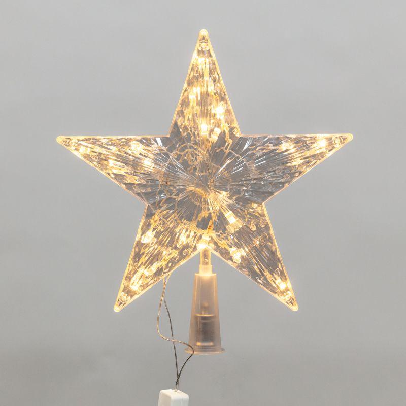 фигура светодиодная "звезда" 22см led тепл. бел. 230в ip20 на елку постоян. свечение neon-night 501-006 от BTSprom.by