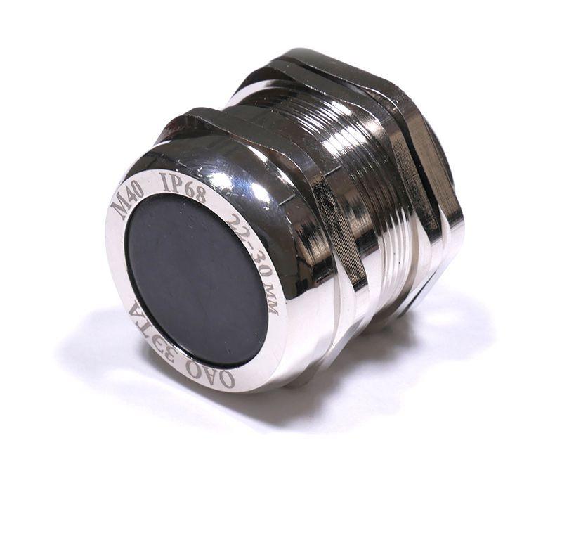 ввод кабельный м40 ip68 d22-30мм латунь гофроматик zeta30120 от BTSprom.by