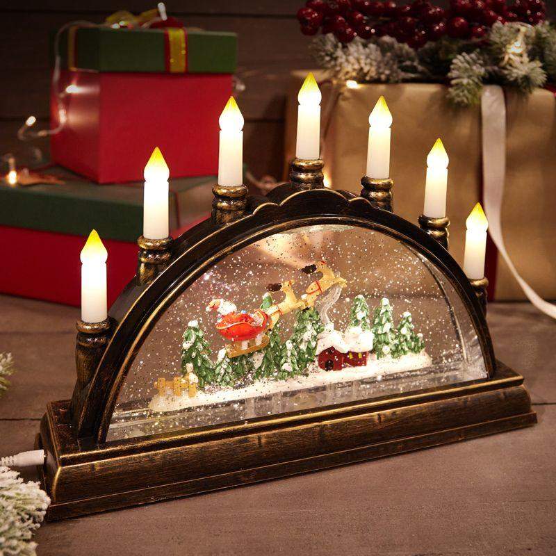 Светильник декоративный "Подсвечник" эффект снегопада Neon-Night 501-164 фото в каталоге от BTSprom.by  Светильник декоративный "Подсвечник" эффект снегопада Neon-Night 501-164 фото в каталоге от BTSprom.by