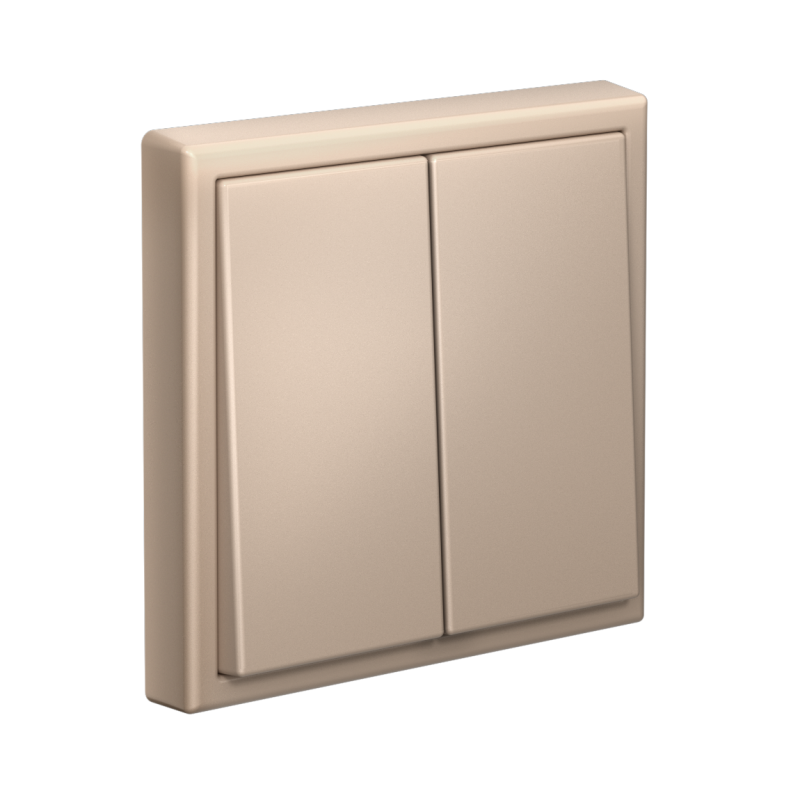  Выключатель кнопочный 2-кл. ArtGallery 10AX быстрозажим. клем. механизм песочн. SE GAL001217S фото в каталоге от BTSprom.by