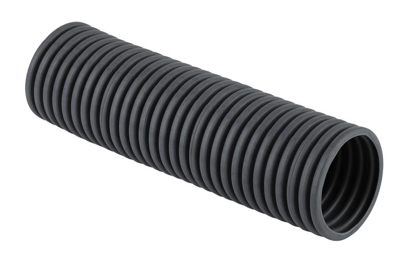 труба гофрированная легкая d63мм с протяжкой безгалоген. трудногорючая (frhf) (уп.15м) темн. сер. ruvinil 66301 от BTSprom.by