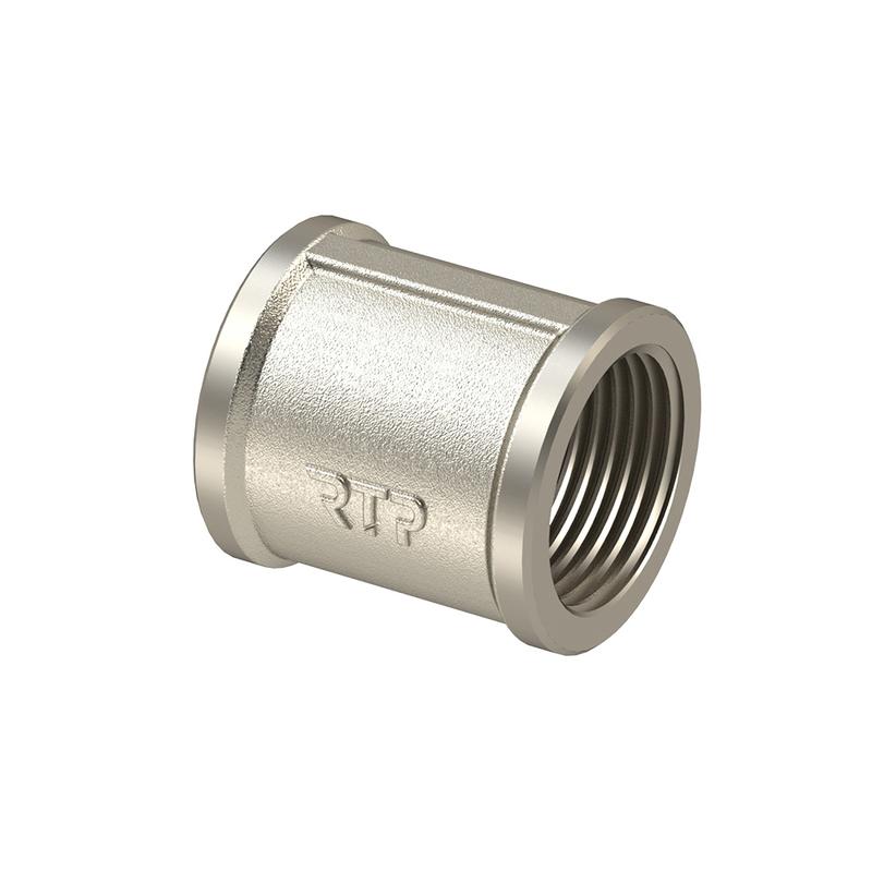 муфта соединительная латунь внутр. резьба 3/4дюйм никель (инд. упак.) rtp 34906 от BTSprom.by