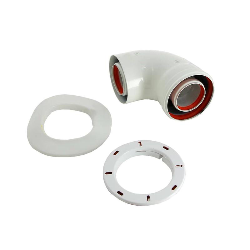 колено коаксиальное 90 d60/100мм фланцев. соедин. baxi нс-1250124 от BTSprom.by