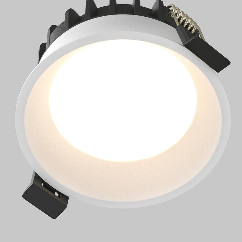  Светильник Okno 8Вт 3000-4000-6000К IP44 встраив. Maytoni DL055-8W3-4-6K-W фото в каталоге от BTSprom.by