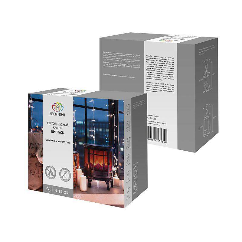 Камин светодиодный "Винтаж" 30х16х35.5см эффект живого огня USB и элементы питания 3хC (не в компл.) Neon-Night 511-032 фото в каталоге от BTSprom.by  Камин светодиодный "Винтаж" 30х16х35.5см эффект живого огня USB и элементы питания 3хC (не в компл.) Neon-Night 511-032 фото в каталоге от BTSprom.by