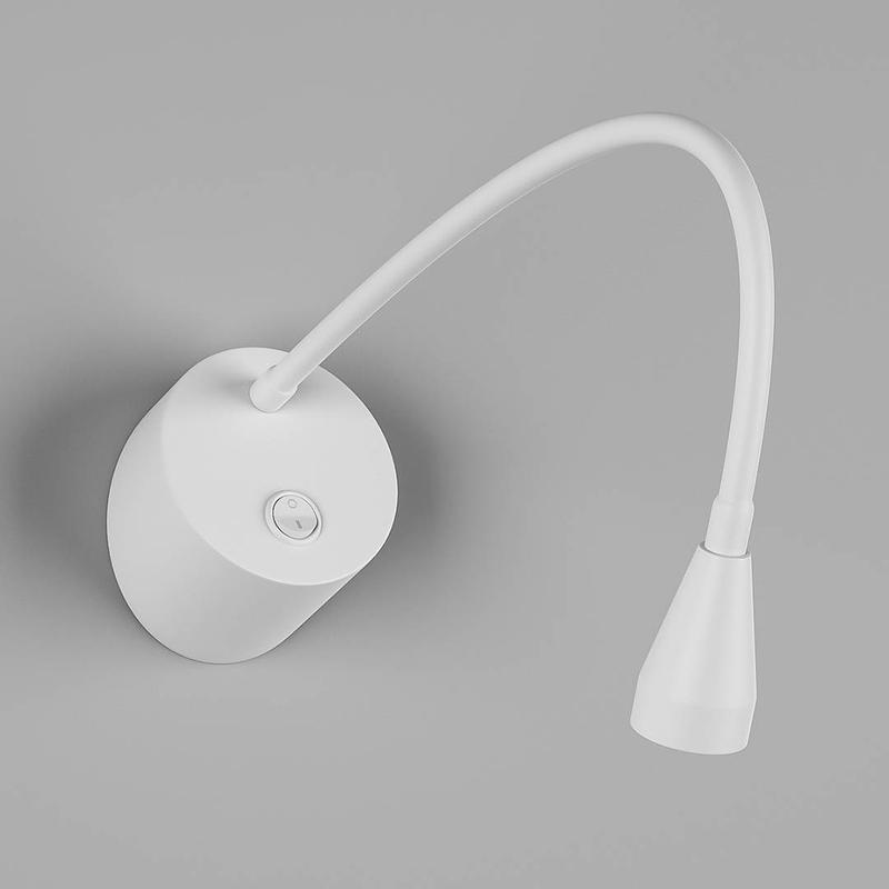 светильник настенный bed bq004103-a-3-wh-ww 3вт 3000к ip20 бел. designled 00-00002897 от BTSprom.by