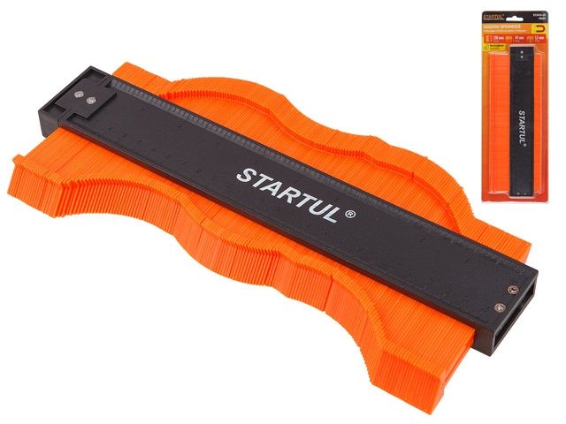 шаблон профилей пластм. 250x44мм startul profi (st3410-25) (профильная линейка) st3410-25 от BTSprom.by