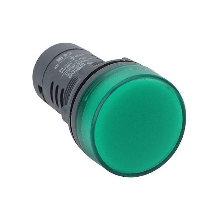 лампа светосигнальная sb7 d22мм 230в ac зел. моноблочная se sb7ev03mp от BTSprom.by