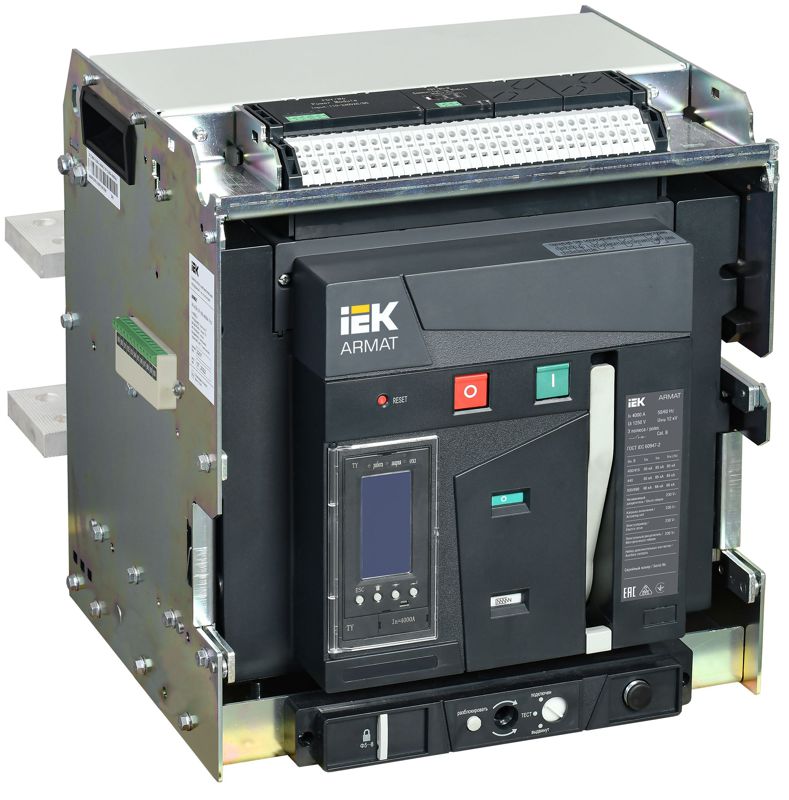 выключатель автоматический воздушный 3п f 4000а 85ка выдвижной ty с акс. armat iek ar-acb-3vf-085-4000a-tycf от BTSprom.by